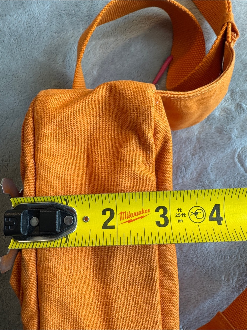 NWOT Lucy & Yak Henley Giant Bumbag Crossbody Orange - Picture 12 of 12